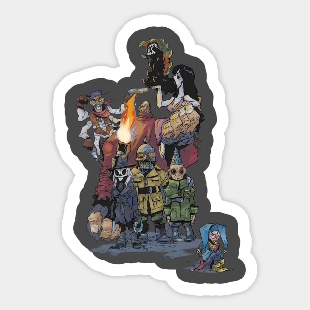 puppet master Sticker by tinbott